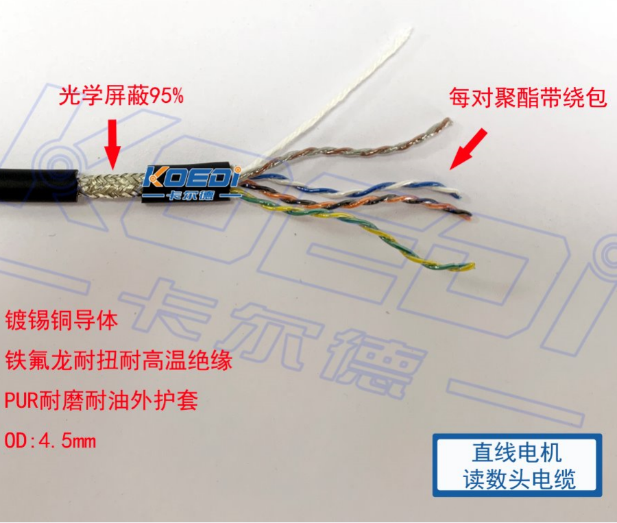 直線電機(jī) 讀數(shù)頭電纜 